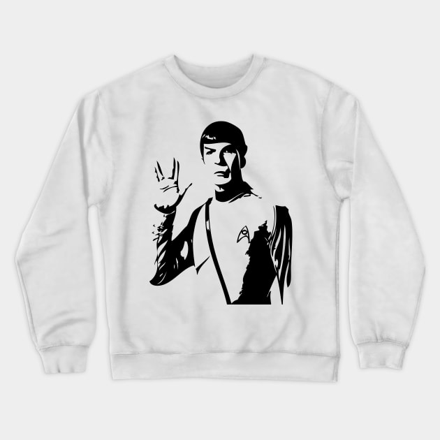 Spock Crewneck Sweatshirt by horrorshirt